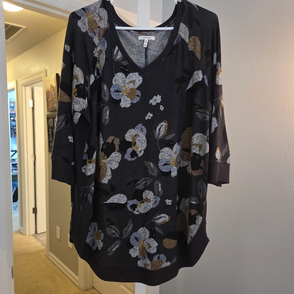 Maurices Gray Knit Top